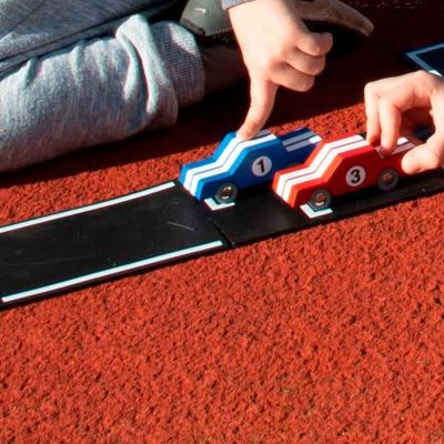 Waytoplay Grand Prix 24 piezas flexibles de caucho para carreteras