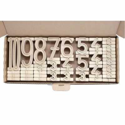 Bloques de números apilables del 1 al 10 en TukiToy