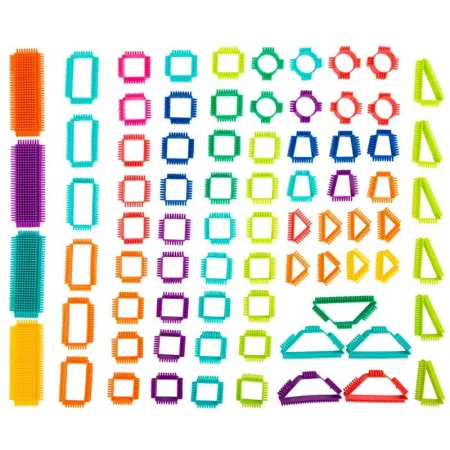 Cubos de construcción de madera con pinchos Safari - Legler 3