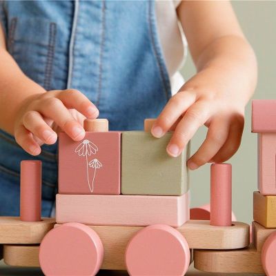 Tren Flowers rosa – Little Dutch 5