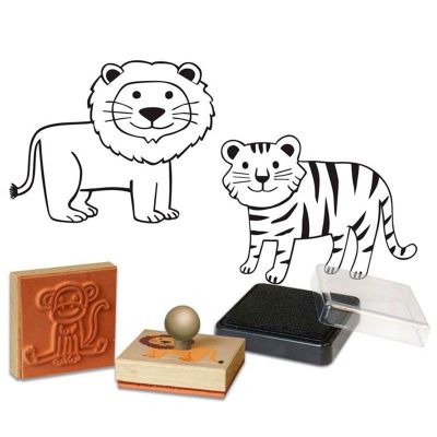 Caja de sellos: Animales de la Sabana - CreaLign 2