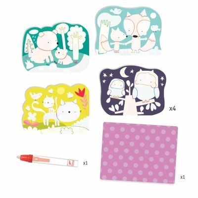 Accesorios Colorea Mágico: Escondido en el Bosque de Djeco