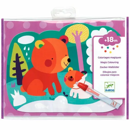Colorea Mágico: Escondido en el Bosque de Djeco