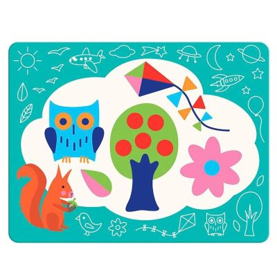 Plantilla 1 Colorea Mágico: Garabatos Mágicos de Djeco