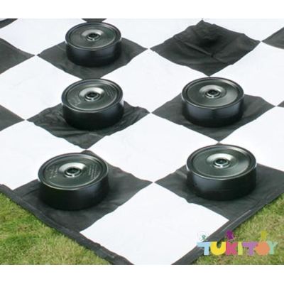 Piezas Juego Damas gigante para jardín
