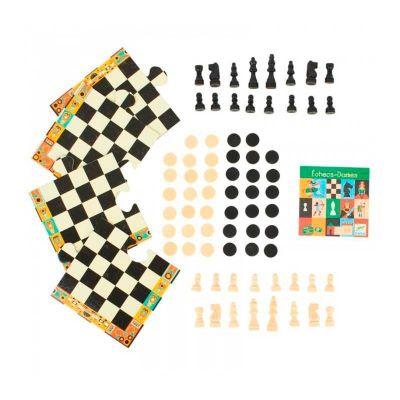 tableros y piezas del juego