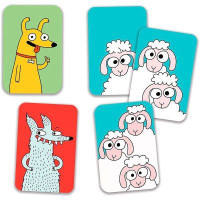 cartas del Juego Swip'Sheep de Djeco