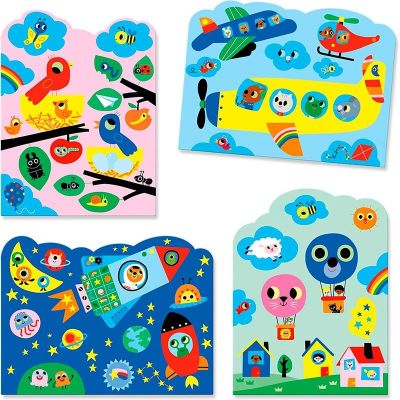 cuatro tarjetas para pintar