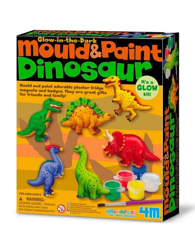 Moldea y Pinta: Dinosaurios de 4M