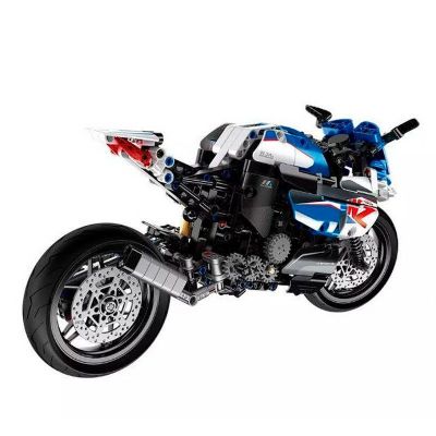 iM.Master Motocicleta azul 542 Piezas vista trasera