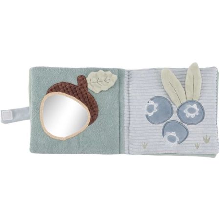 Libro Blandito De Actividades Forest de la marca Little Dutch abierto