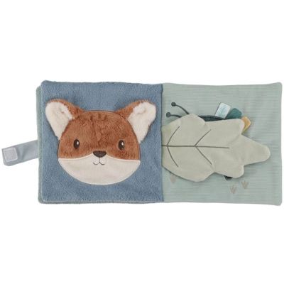 Libro Blandito De Actividades Forest de la marca Little Dutch abierto