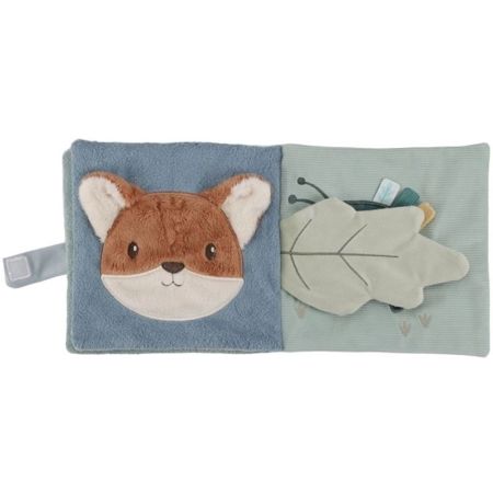 Libro Blandito De Actividades Forest de la marca Little Dutch abierto