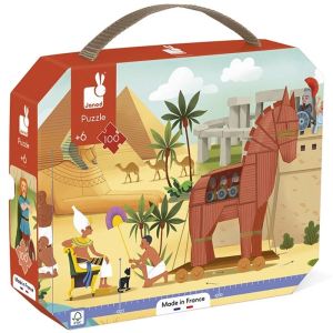 Puzle Panorámico Mitología y Antigüedad 100 piezas de la marca Janod