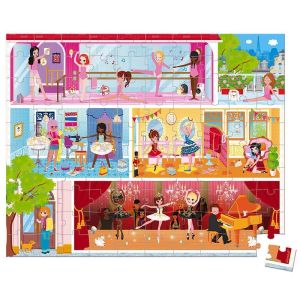 Puzle Academia de Baile 100 piezas de la marca Janod 2