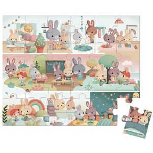 Puzle Un Día 24 piezas de la marca Janod 2