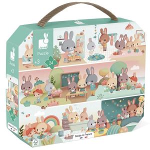 Puzle Un Día 24 piezas de la marca Janod