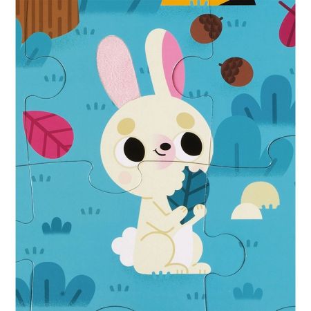 Detalle de una pieza táctil con piel de conejo Detalle de una pieza táctil con piel de conejo