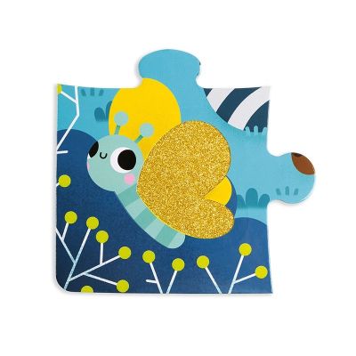 Detalle de una pieza táctil con las alas de una mariposa