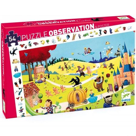 Puzle de Observación: Cuentos de la marca Djeco