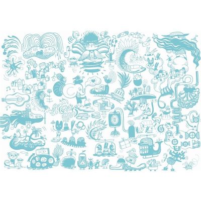 Ilustraciones ocultas para ver con la lupa del puzle Wizzy El Árbol Encantado de la marca Djeco