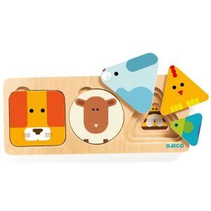 Puzle Encajable: AnimaBasic de la marca Djeco