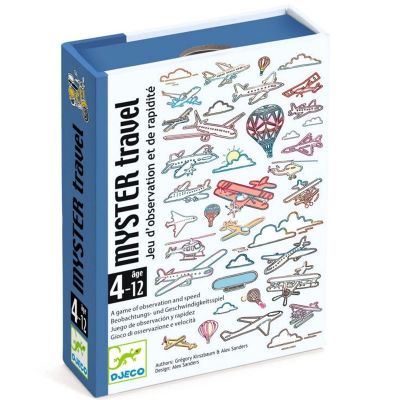 Juego de Cartas: Myster Travel de la marca Djeco
