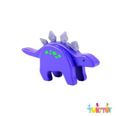 Stegosaurus de Bambú - EverEarth color morado