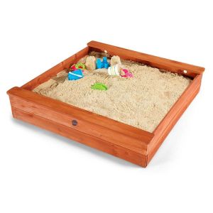 Arenero madera cuadrado de 119 cm – Plum